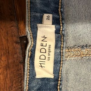 Hidden Jeans…..high rise ..wide legged to to semi flare